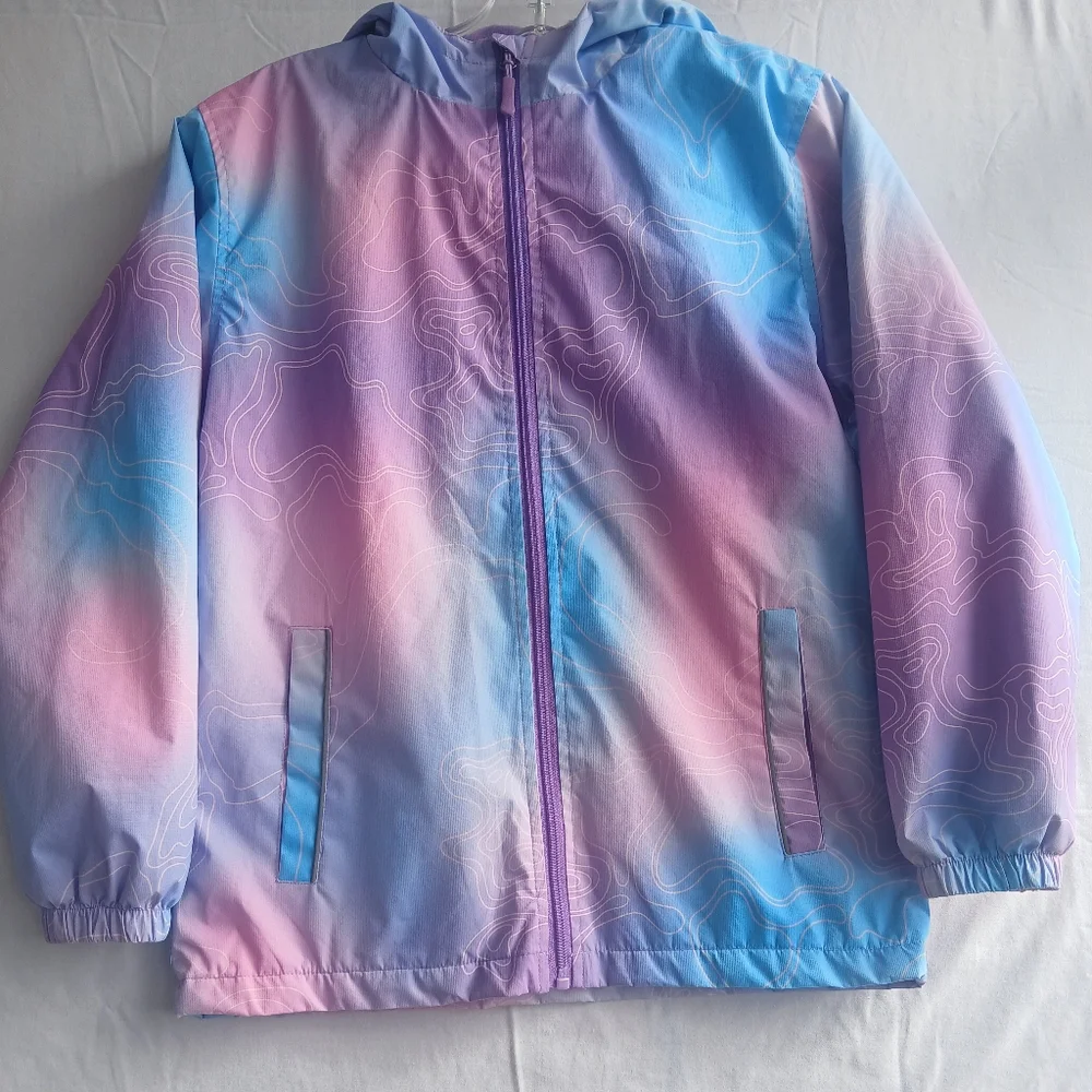 Girls Jacket Full Zip Purple Pink Size 10-12 Winter Clothing for Kids‎